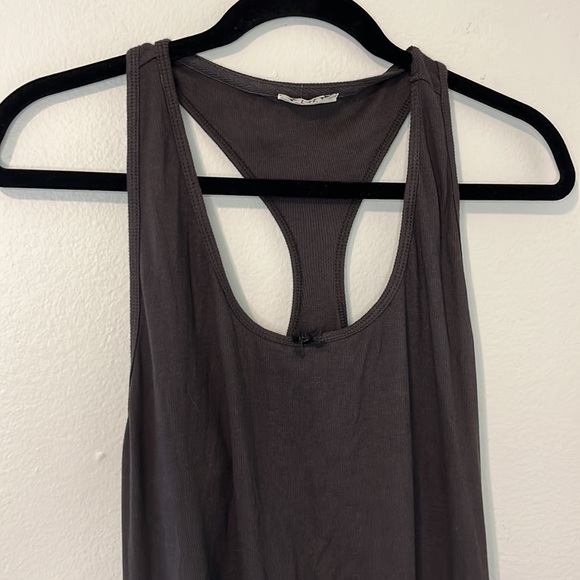 Free People Intimately Our Downtime Romper Jumpsuit Washed Black NWOT - Picture 9 of 12